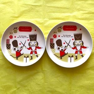“Once Upon A Time”Nutcracker bowl plate set of two